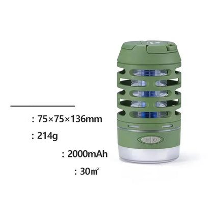 Rechargeable Camping Electric Shock Lamp Green