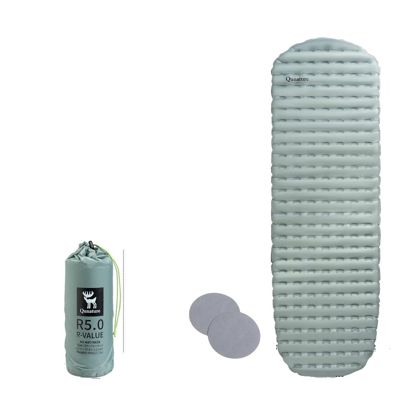 Inflatable Camping Sleeping Pad Waterproof Blue