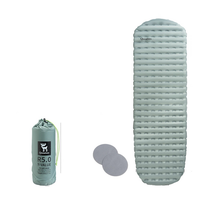 Inflatable Camping Sleeping Pad Waterproof Blue