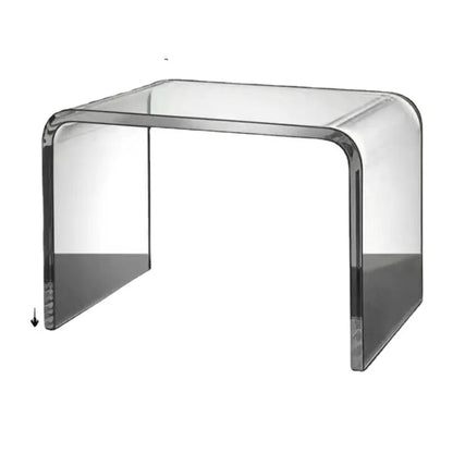 Transparent Acrylic Mini Side Table & Shoe Changing Stool - Middle Color