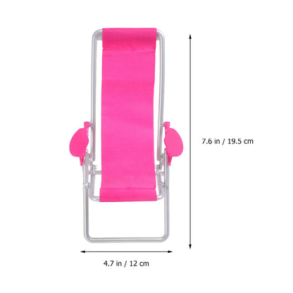 2pcs Mini Beach Chair Folding Deck