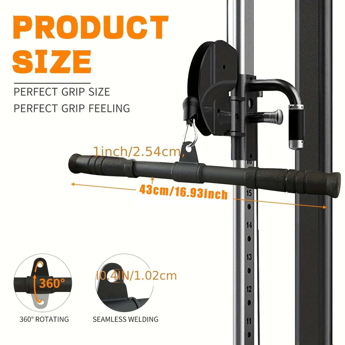 Exercise Rotation Bar Gym Rotating Straight Bar – LifeBay