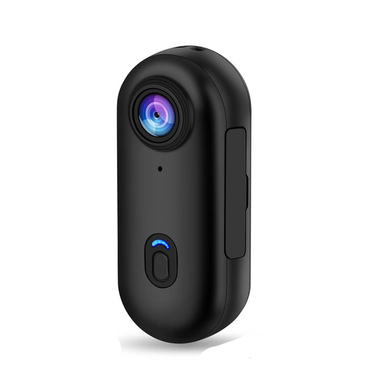 4K Mini Action Body Camera Thumb-Sized with 32GB TF Card Black