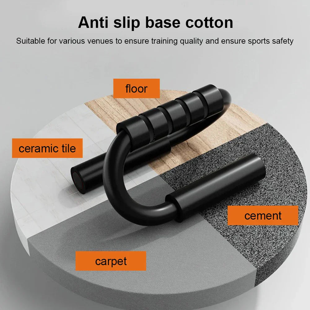 S-Shape Pushup Handles - Foam Grips
