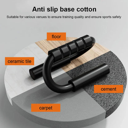 S-Shape Pushup Handles - Foam Grips