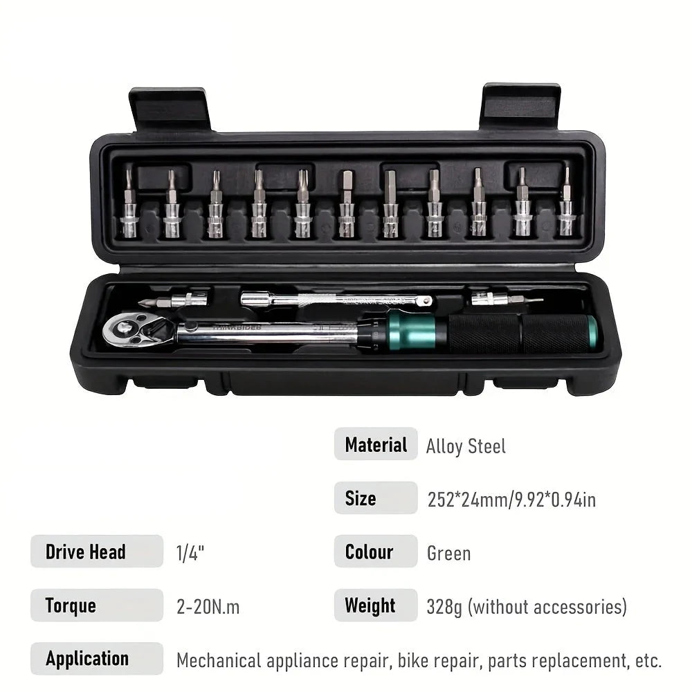 Bicycle NL-15 Precision Cycling Repair Tool Kit Black