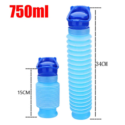 750ml Adult Urinal Portable Shrinkable Personal Mobile Toilet