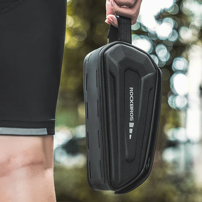 1.7L Waterproof Frame Bike Touchscreen Case Holder Bag Black