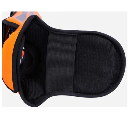 Mixed Martial Arts Shin Guards Protection Pads Orange