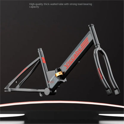 Teens' Aluminum Folding Bike with Variable Speed