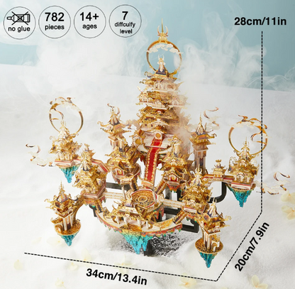 3D Metal Puzzle Lingxiao Palace