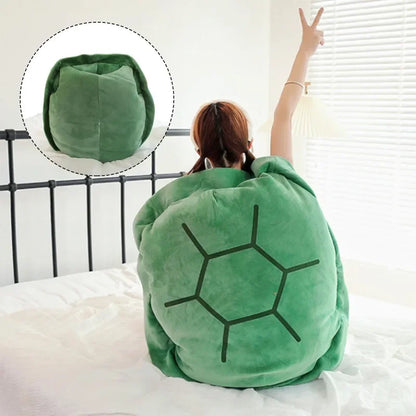 Wearable Turtle Shell Plush Pillow 100cm Green