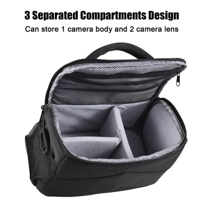 Camera Shoulder Bag Travel Case Black