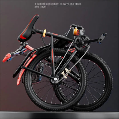 Teens' Aluminum Folding Bike with Variable Speed