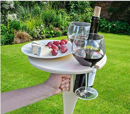 wine rack wooden outdoor table folding
