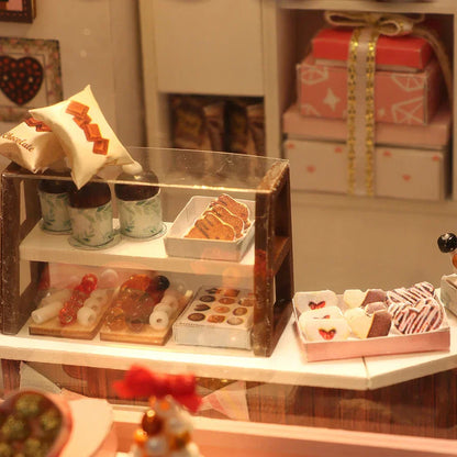 DIY 3D Shop Puzzle Mini House Assembly Kit