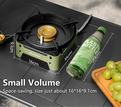 Camping Gas Stove Cassette Furnace Green