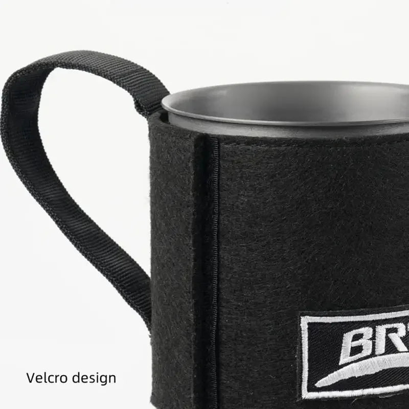 Jet Boiler Camping Stove Kit Portable Heat Exchanger Gas Stove Black