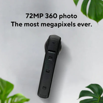 Action Camera  8K Video Dual Image Stabilization Black