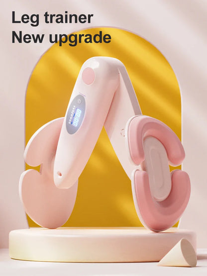 LED Counting Pelvic Floor Leg Clamp Trainer Pink