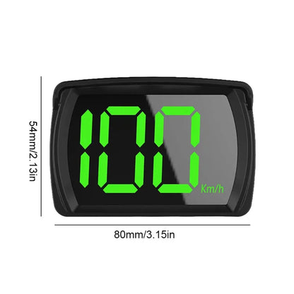 Universal Digital GPS Speedometer Dual Chip KMH/MPH Display Black