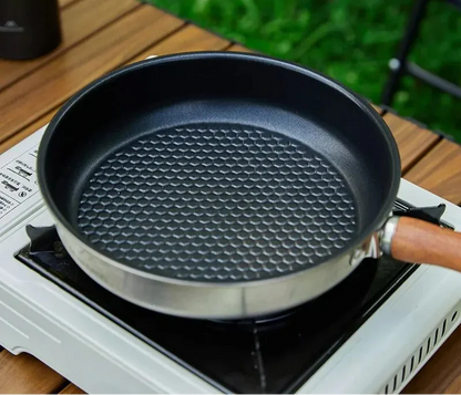 Camping Non-Stick Frying Pan Silver