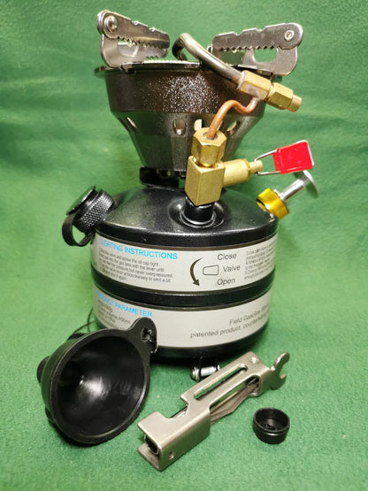 Portable Camping Gasoline Stove Black