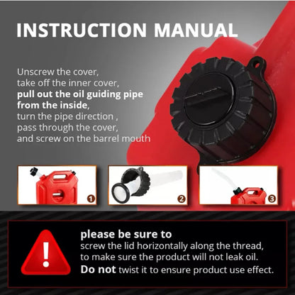 20L Jerrycan Practical Long-Haul Gasoline Diesel Fuel Tank