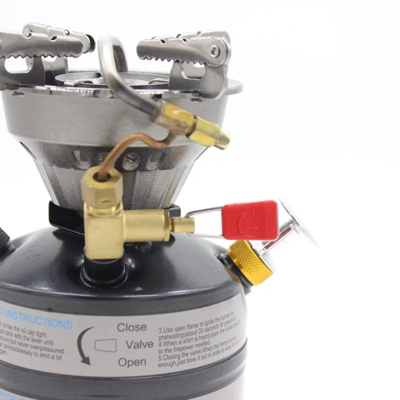 Liquid Fuel Camping Stove Oil-Burning Grey