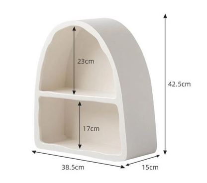Nordic Arched Wall Cabinet: Stylish Living Room Storage