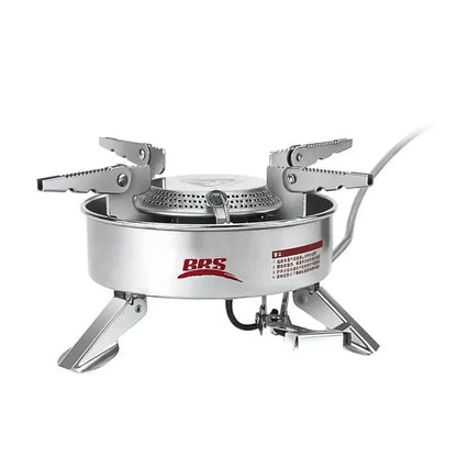 1940W Strong Firepower Folding Camping Gas Stove Silver