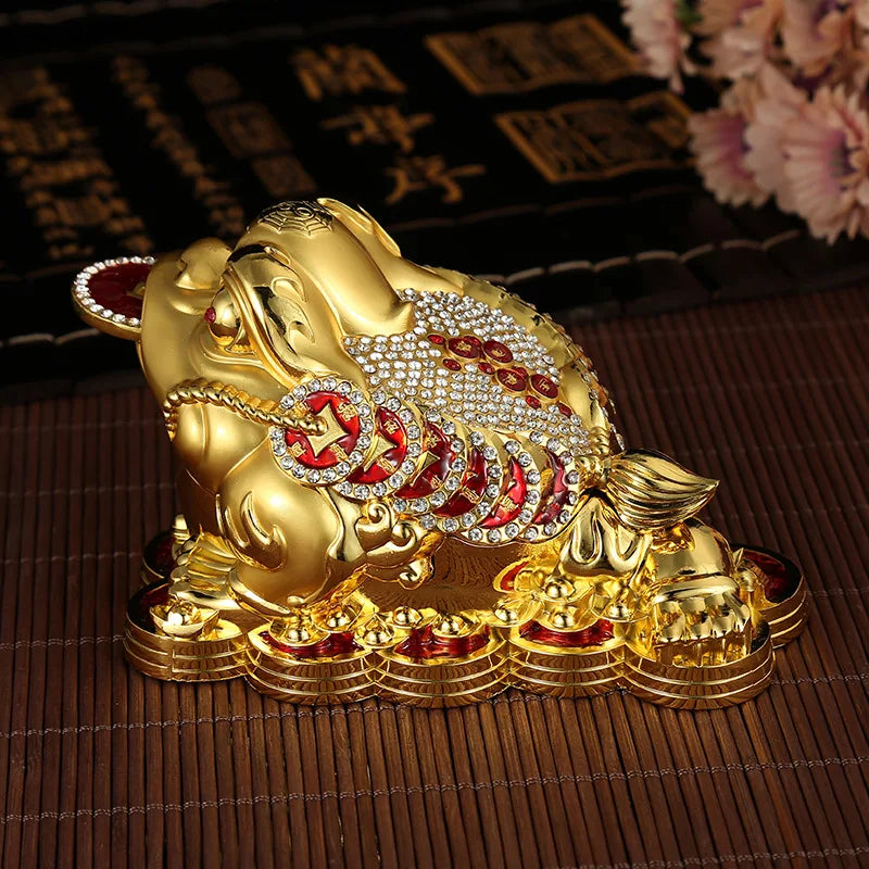 Golden Prosperity: Feng Shui Jin Chan Talisman for Luck and Wealth