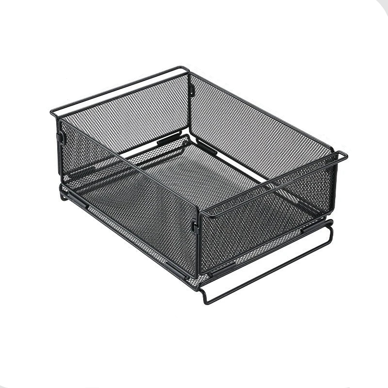 IGT Outdoor Table Unit Basket Storage Net Cage Silver