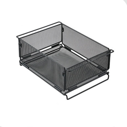 IGT Outdoor Table Unit Basket Storage Net Cage Silver