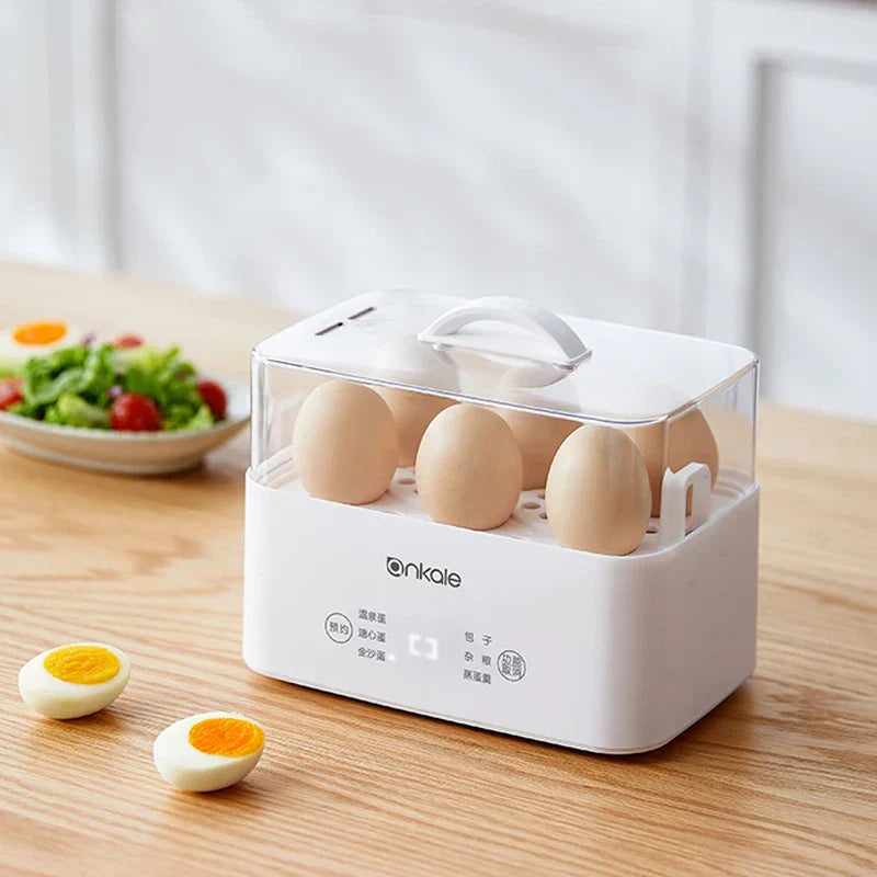 Multi-Function Electric Egg Cooker: Boil, Steam, and Omelette Maker