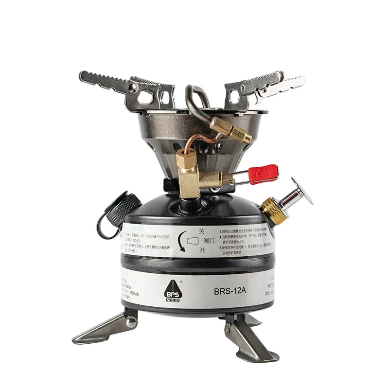 Outdoor Gasoline Camping Stove Black