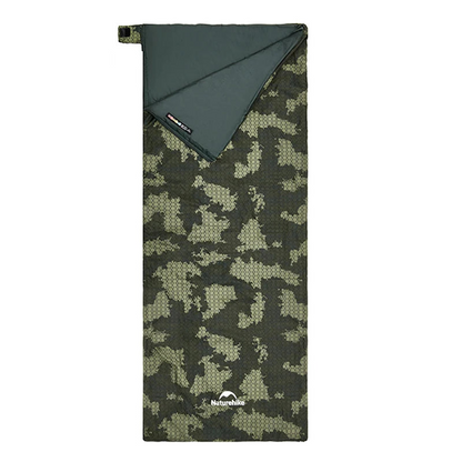 Camouflage Ultralight Waterproof Sleeping Bag  Splicable 3-Season Green