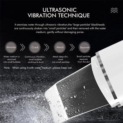 Ultrasonic Skin Scrubber, EMS Massager, LED Light Therapy Beauty - Illuminate, Lift, and Rejuvenate Your Skin