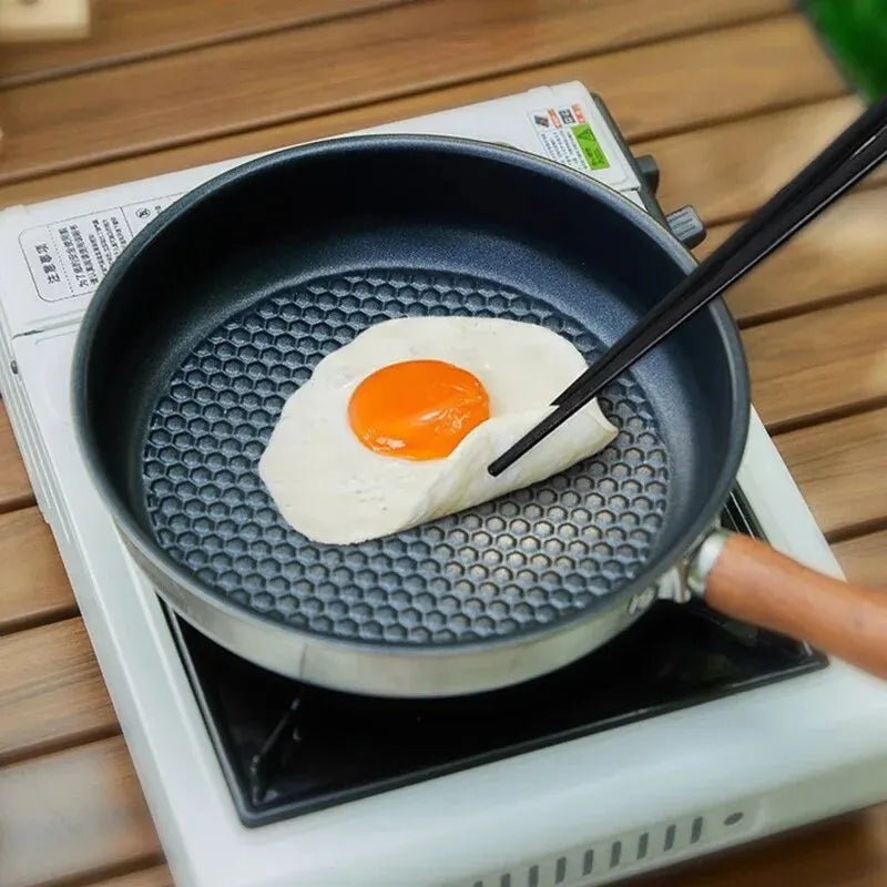 Camping Non-Stick Frying Pan Silver