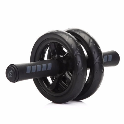 15cm Double-Wheel Abs Roller Non-Slip Silent Core Black