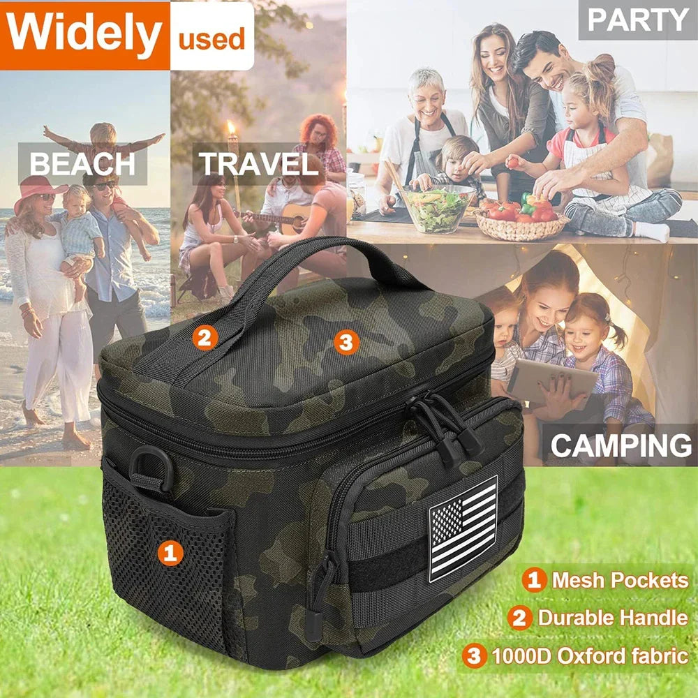 Outdoor Crossbody Travel Bag Duffel Black