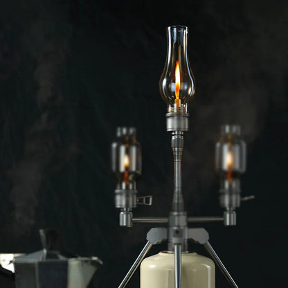 Outdoor Camping Glass Candle Light