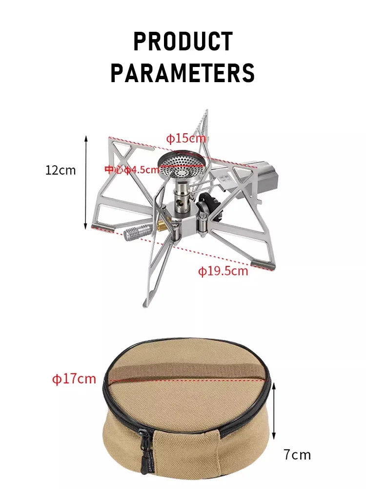 Butterfly Portable Folding Gas Stove Silver