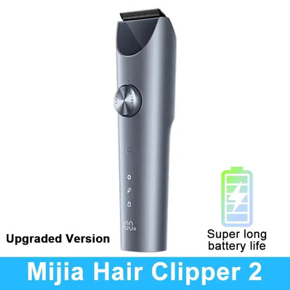 Upgraded Wireless Hair Clipper & Electric Shaver Professional Barber Cutter Grey