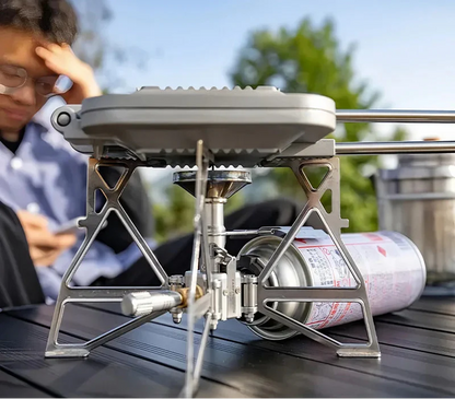 Butterfly Portable Folding Gas Stove Silver