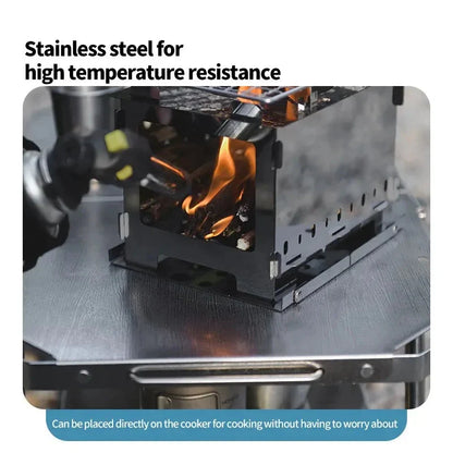 Outdoor Folding Steel Table Tactical Use Silver