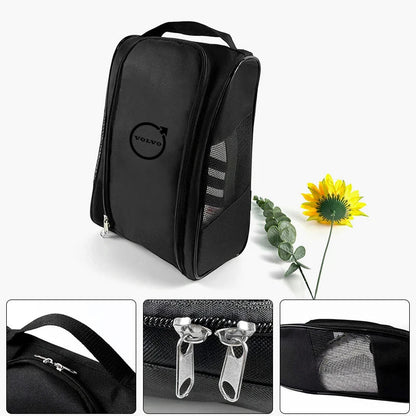 Car Sneakers Storage Bag–Dustproof Travel Shoe Pouch Black