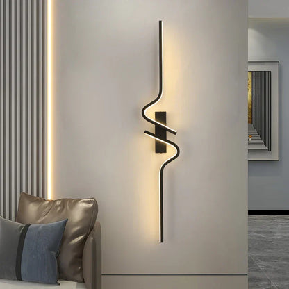 Modern LED Wall Lamp: Sleek Nordic Design for Stylish Indoor Lighting