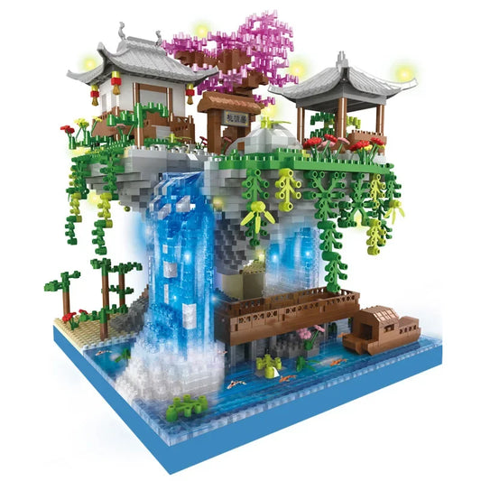 Ancient Architecture Peach Blossom Pond Castle