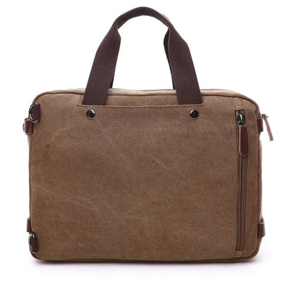 Laptop Travel Shoulder Bag Briefcase (Brown)